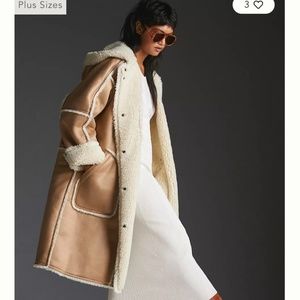 Pilcro Reversible Sherpa Coat